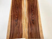 Brazilian Rosewood veneer - 2 pcs, 7" x 150"